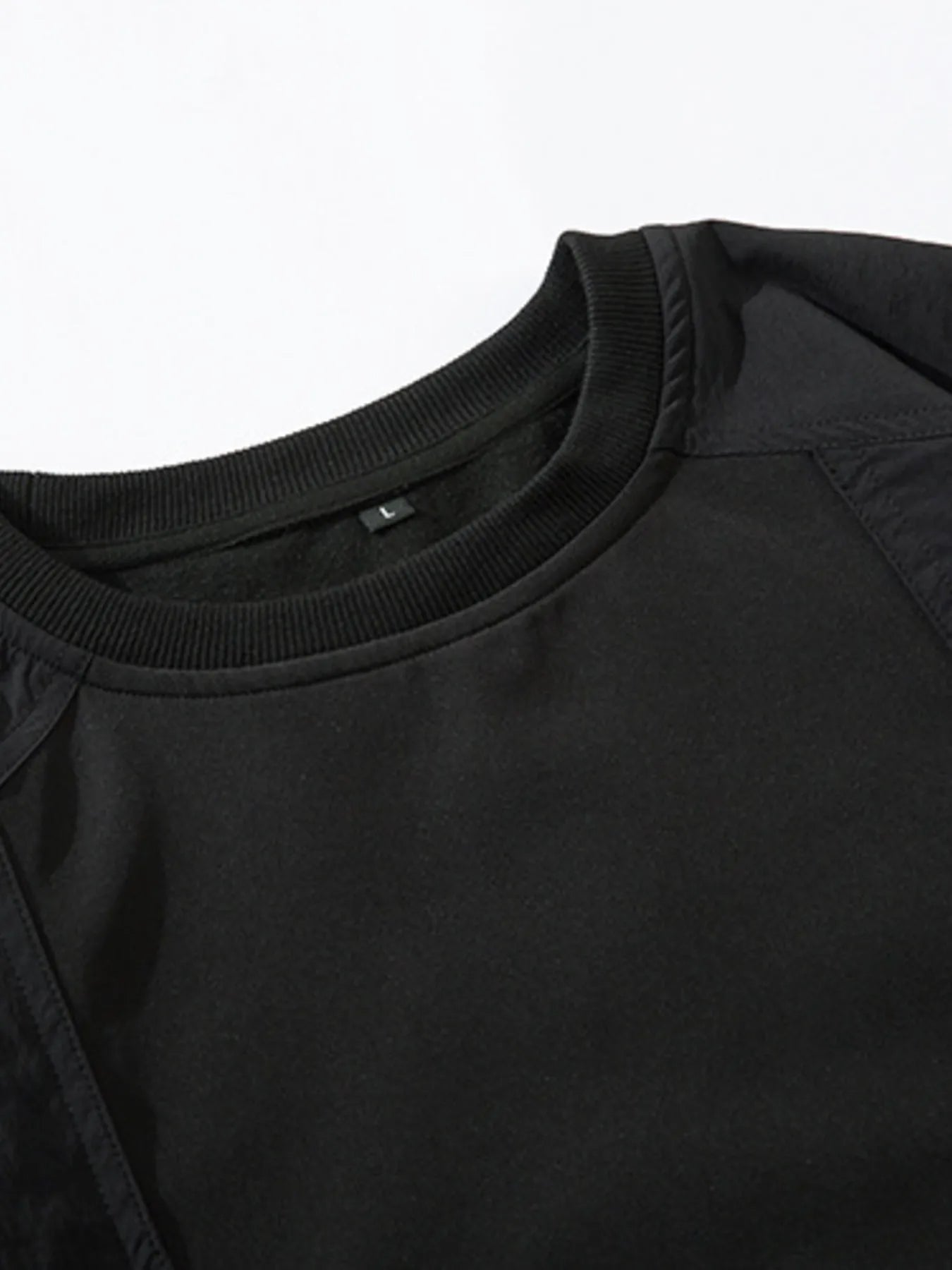 Men's Plus Size Oversized Layered Sleeve Sweatshirt - Velora