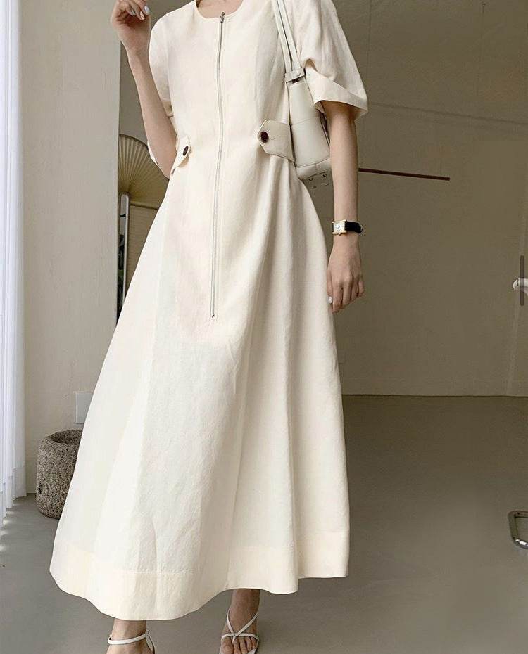 Elegant waist dress - Velora