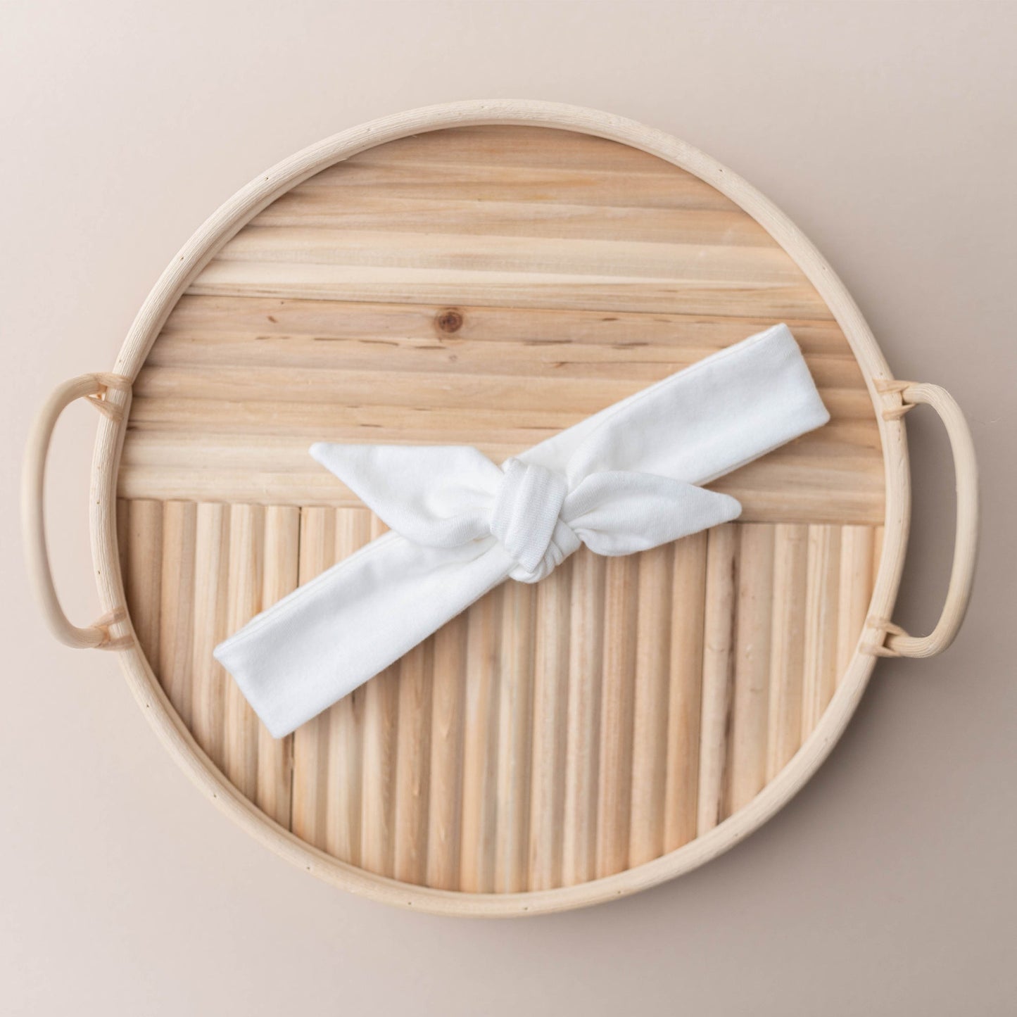 Topknot Headwrap | Ivory - Velora