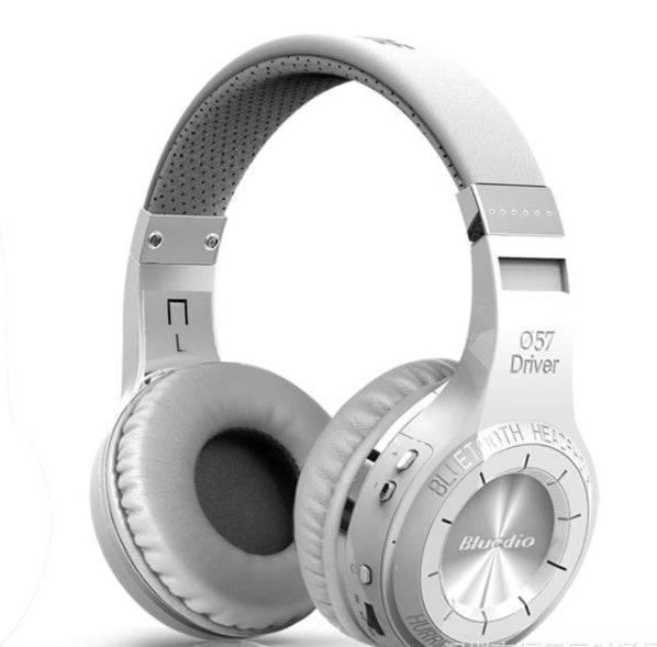 Bluedio Headphones White Silver - Velora