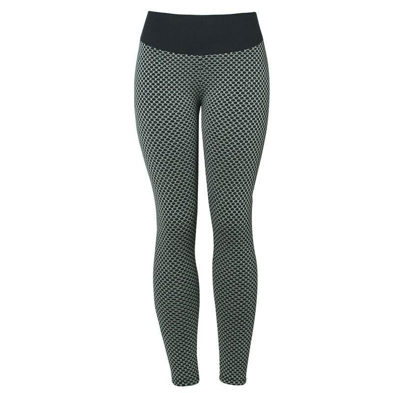 Plaid Leggings Fitness Yoga Pants Women's Seamless High Waist Breathable Gym Leggings - Velora