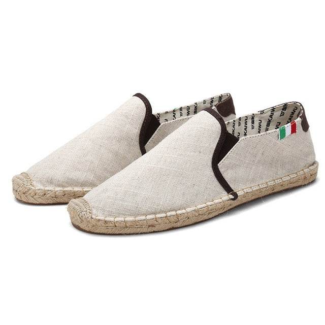 Men's straw canvas shoes - Velora