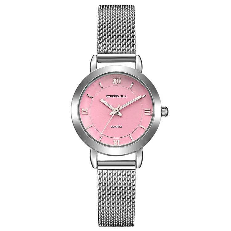 Women's Watch Small Quartz Steel Mesh Belt - Velora