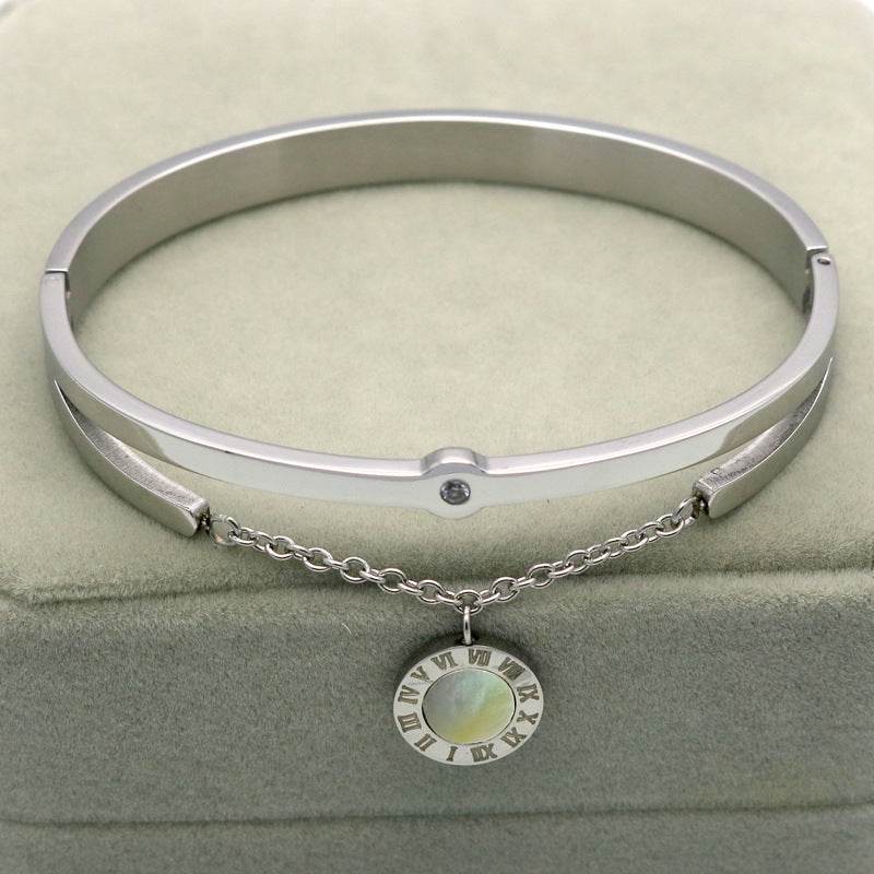 Metal Numbers Rome Fringed Bracelets for Women - Velora