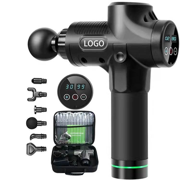 Fascia Massager Massage Gun Muscle Massager Neck Cream Gun Fitness Equipment Massage Gun - Velora
