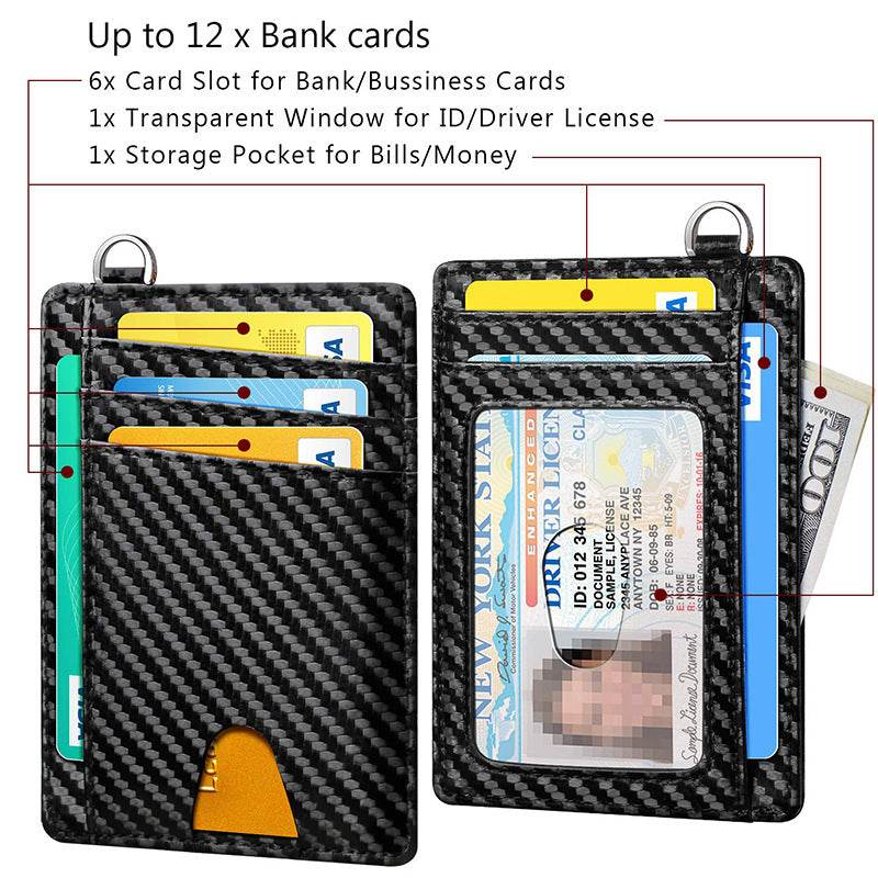 Men's Leather RFID Anti-theft Card Swiping Bag - Velora