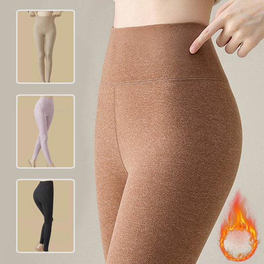 Winter Warm Leggings Cashmere Plus Velvet Tight Pants Fashion High Waist Slim Fit Trousers For Women Clothing - Velora