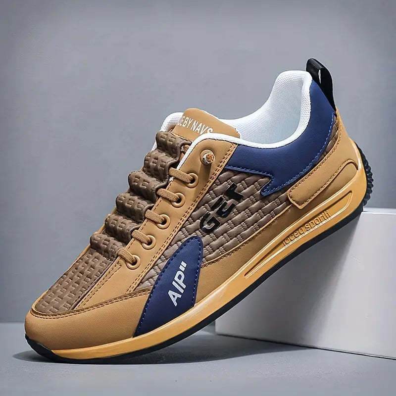 Men Sports Flat Shoes Comfortable Breathable Non-slip Wear-resistant Board Shoes - Velora