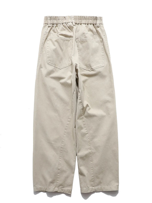 Men's High-Waisted Wide Leg Pants - Velora