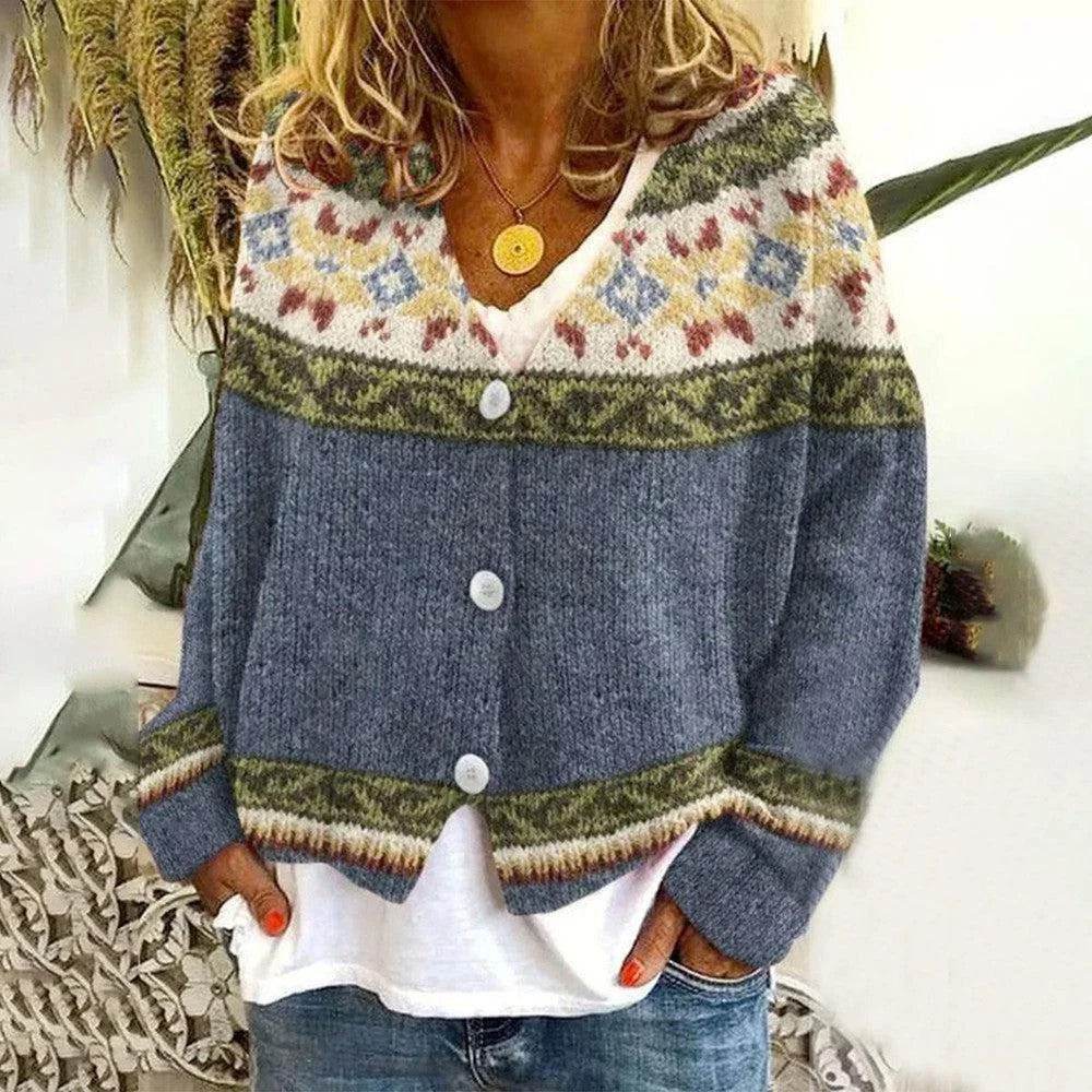 Printed Women's Sweater - Velora