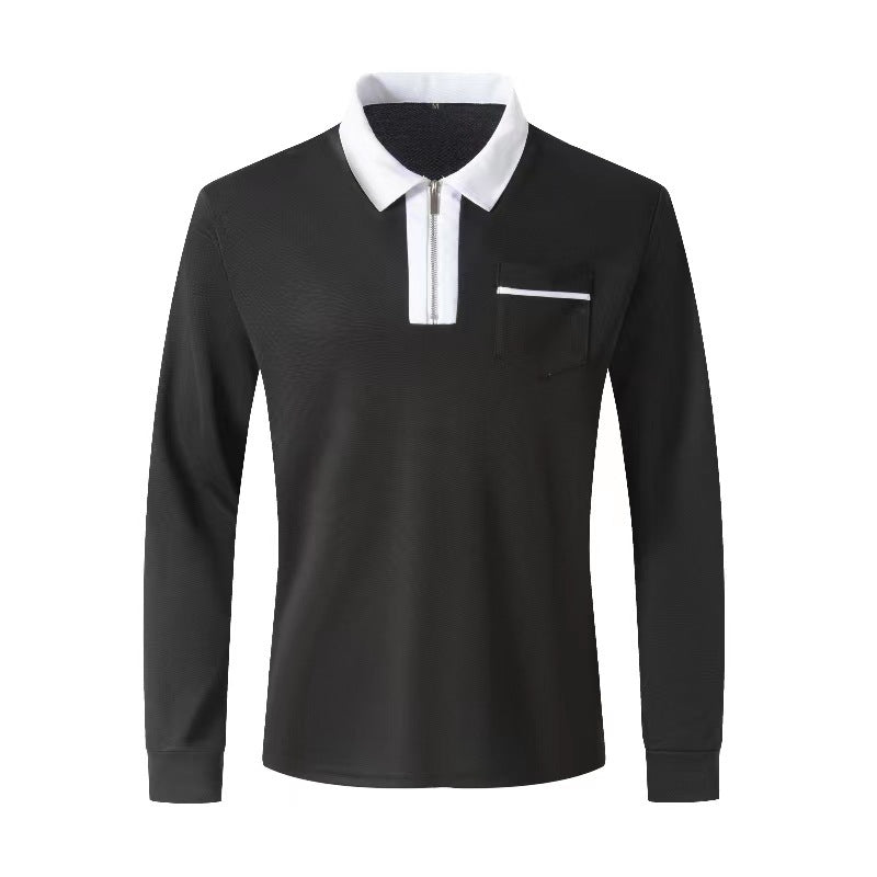 2024 Autumn Mens Long Sleeve Zipper Polo Shirts https://like2b-uy