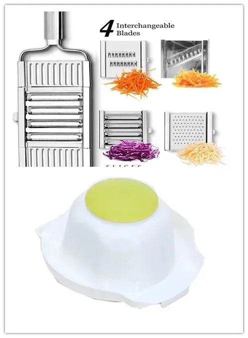 Stainless Steel Grater, Vegetable And Fruit Slicer, Peeler - Velora