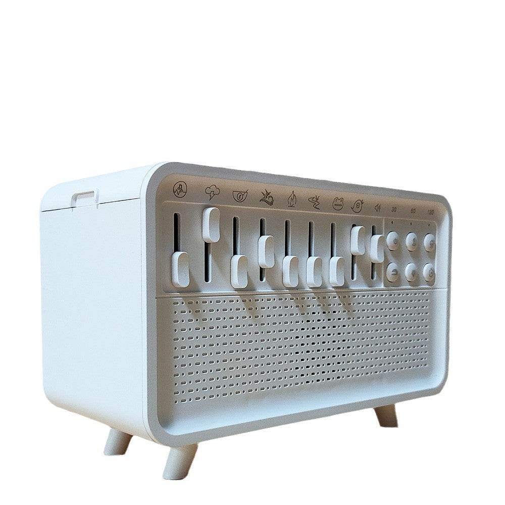 3 In 1 Bluetooth Speaker White Noise Sleep Night Light Humidifier All-in-one Machine Free Combination Of 8 Group Nature Sound - Velora