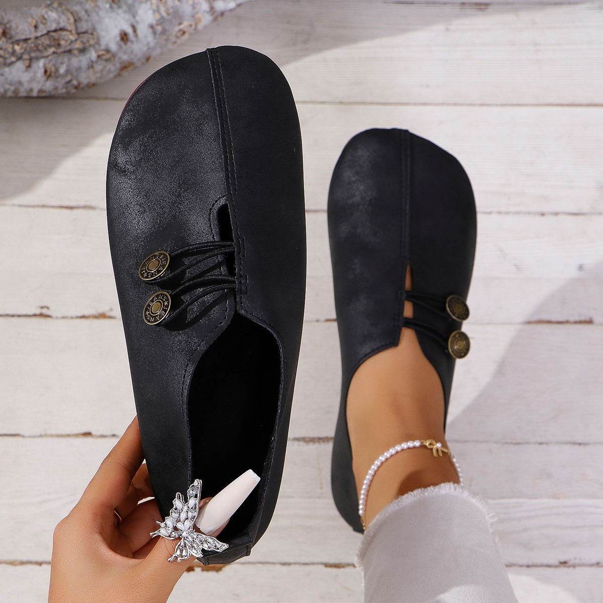 Ins Square Toe Slip-on Sandals Summer Fashion Soft Flat Shoes For Women - Velora