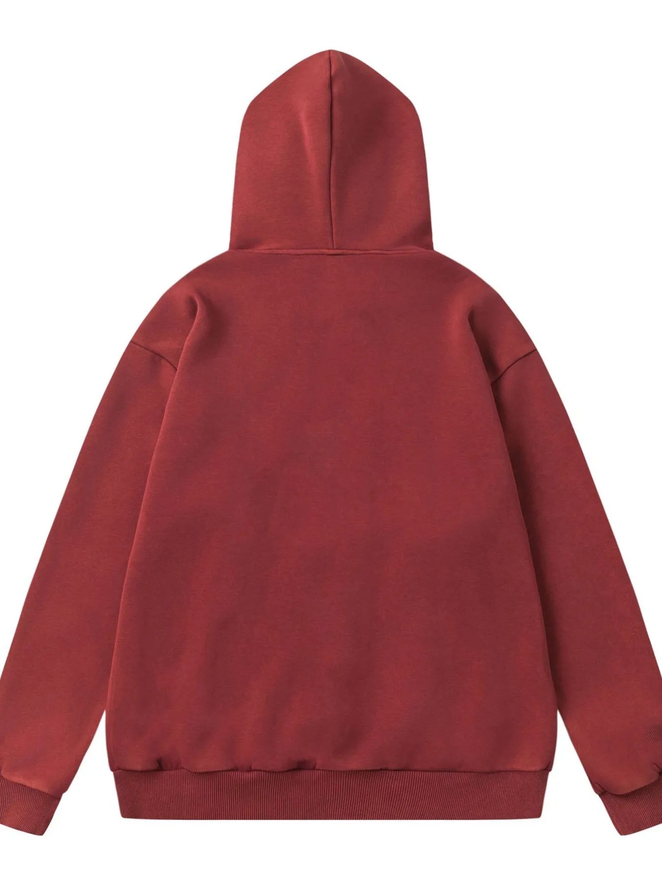 Men's Gradient Letter Long Sleeve Oversized Hoodie - Velora