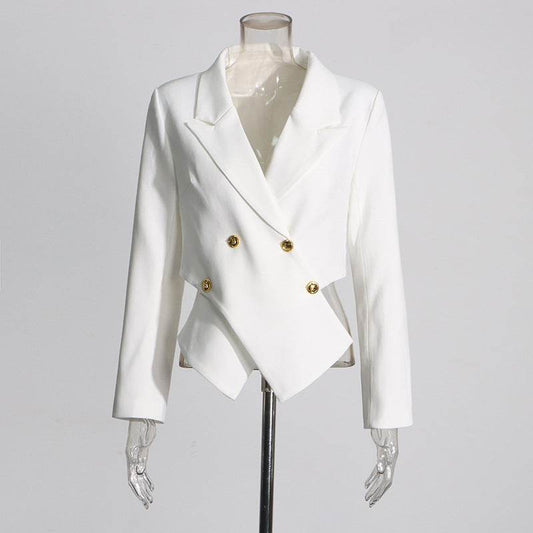 Elegant Elegant Style Long Sleeve Small Suit - Velora