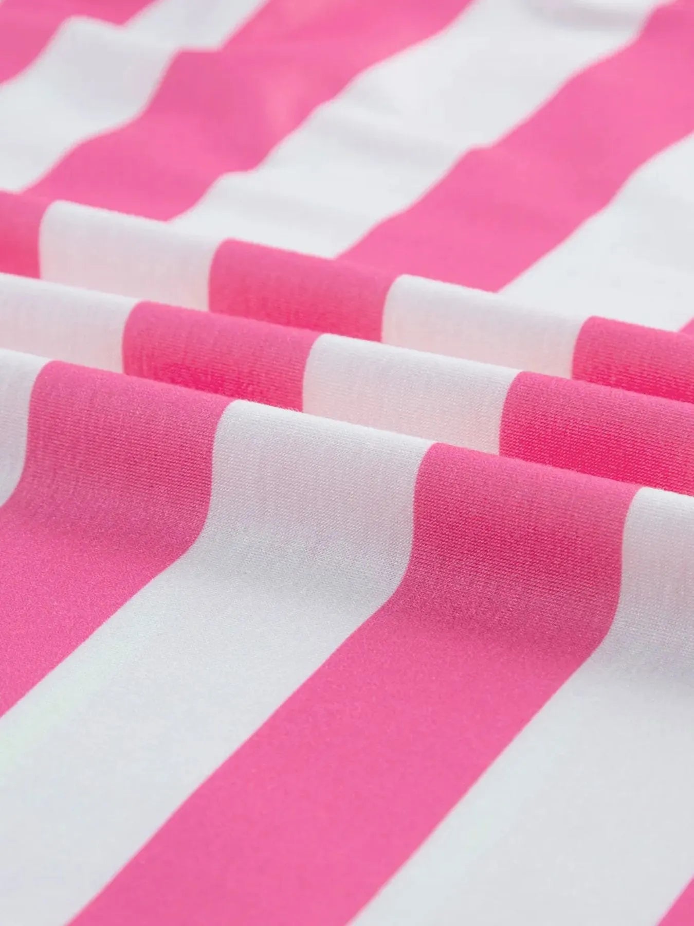 Striped Oversized Short Sleeve T-Shirt - Velora