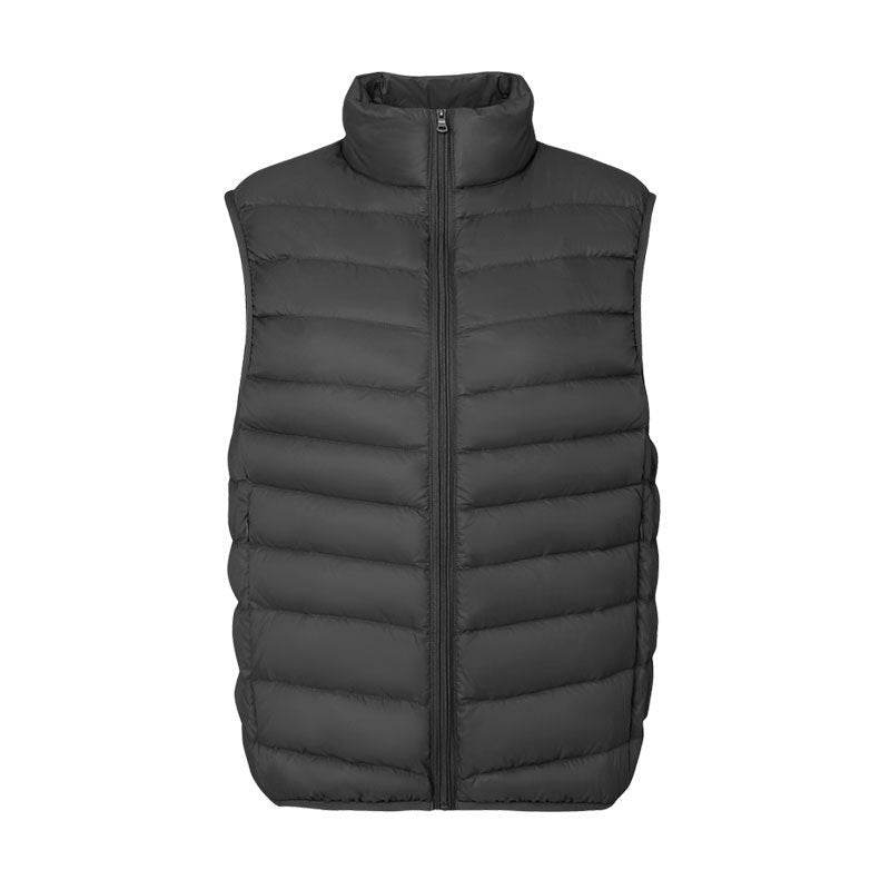 Stand Collar Outer Wear Slimming Plus Size Down Vest Vest - Velora