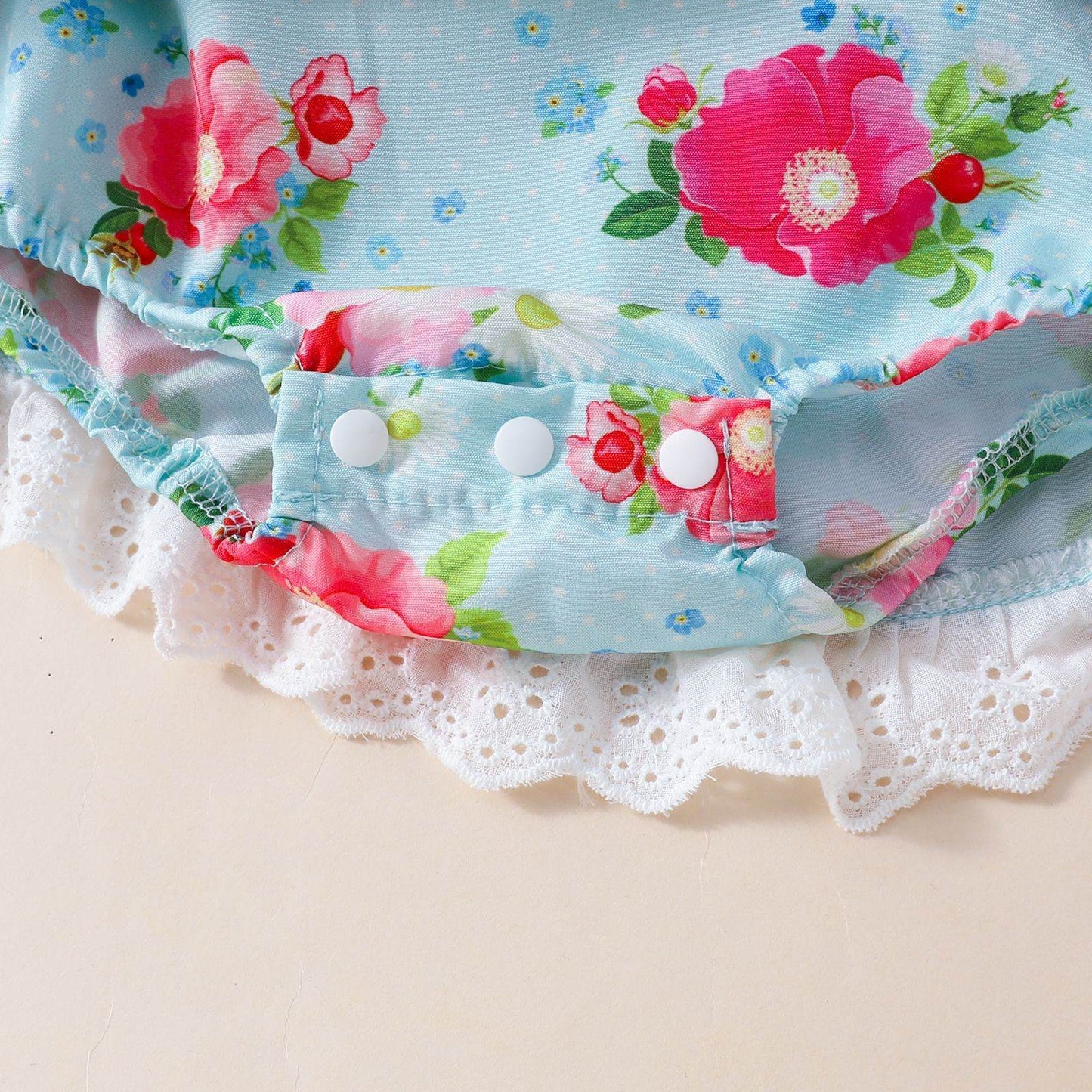 Baby Floral Romper Rompers Jumpsuit Skirt - Velora