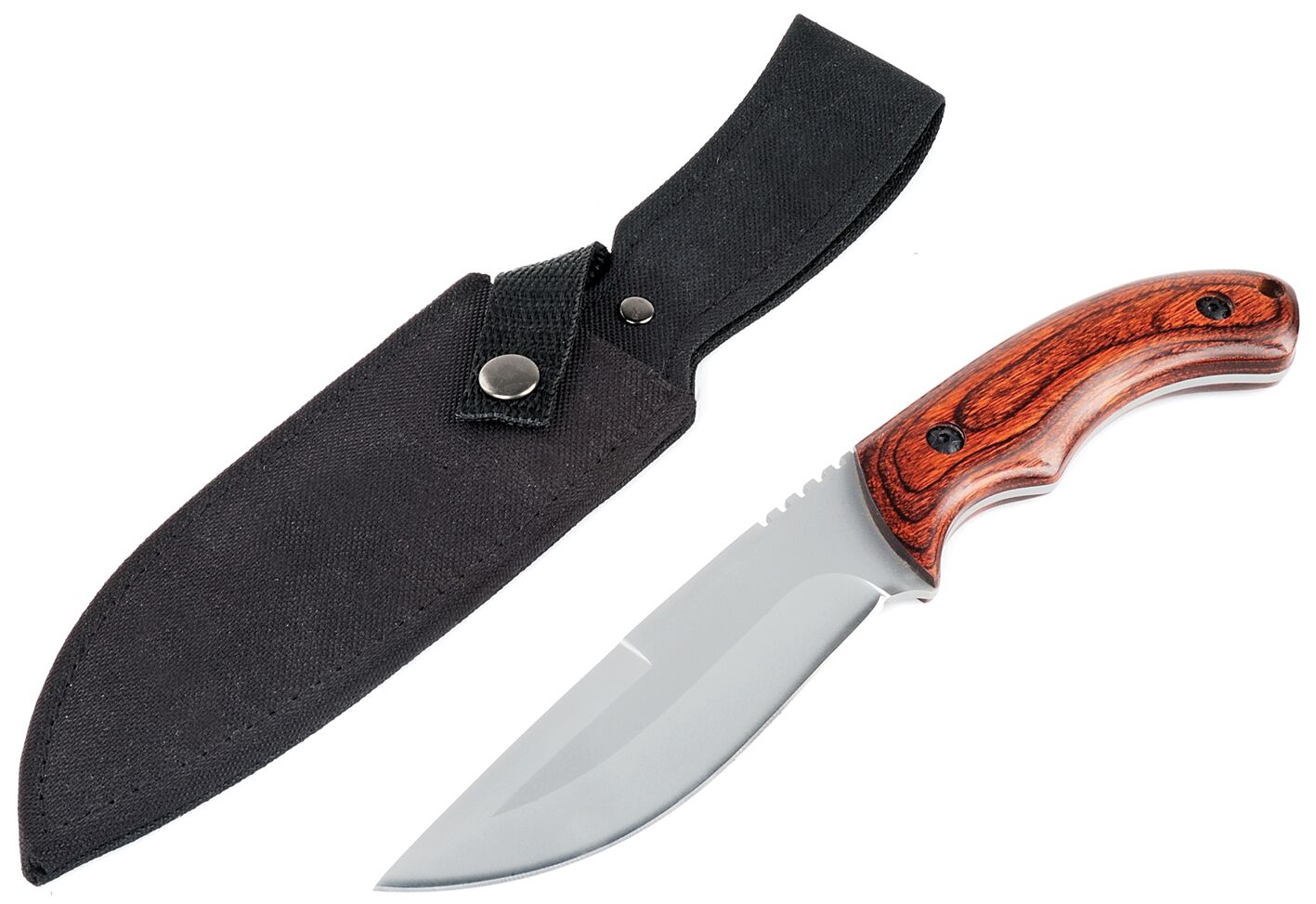 Bushline Outdoors Belt Knife with Wooden Handle - Velora