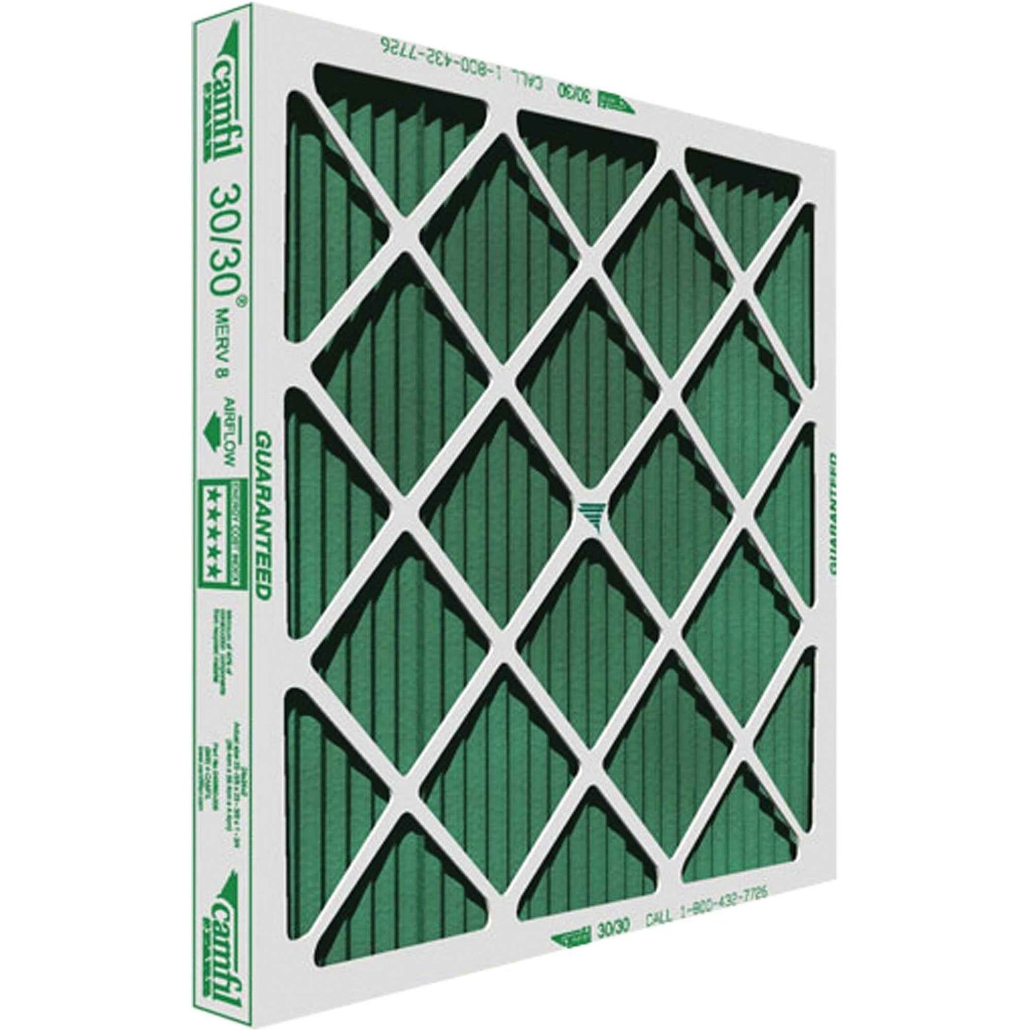 30/30® High-Capacity Pleated Panel Filters, Box, MERV 8, 20" W x 1" D x 20" H - Velora Luxury Fashion