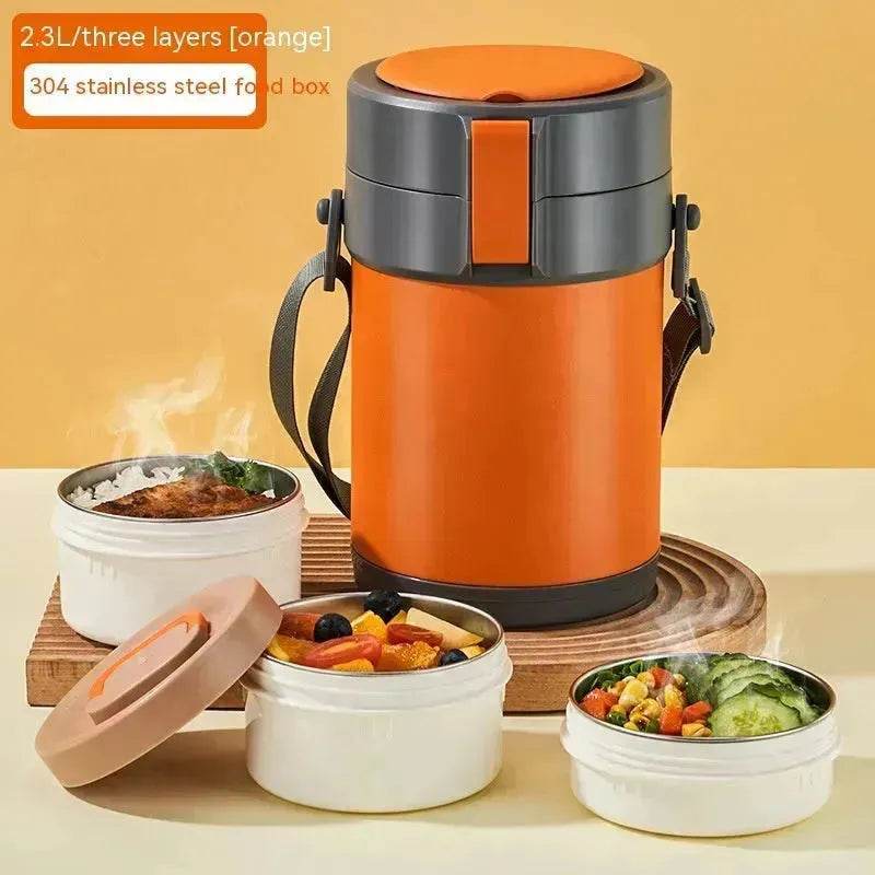 304 Stainless Steel Large Capacity Vacuum Thermal Insulated Lunch Box - Velora