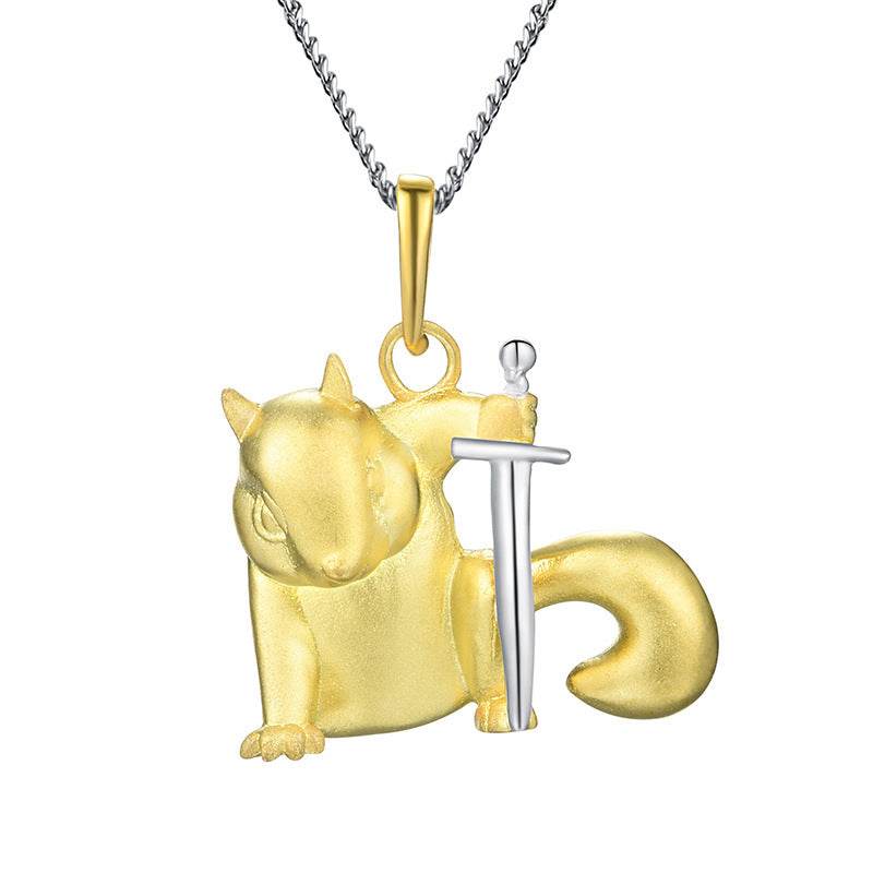 Creative National Style Warlord Squirrel Pendant Martial Arts Mouse Pendant - Velora