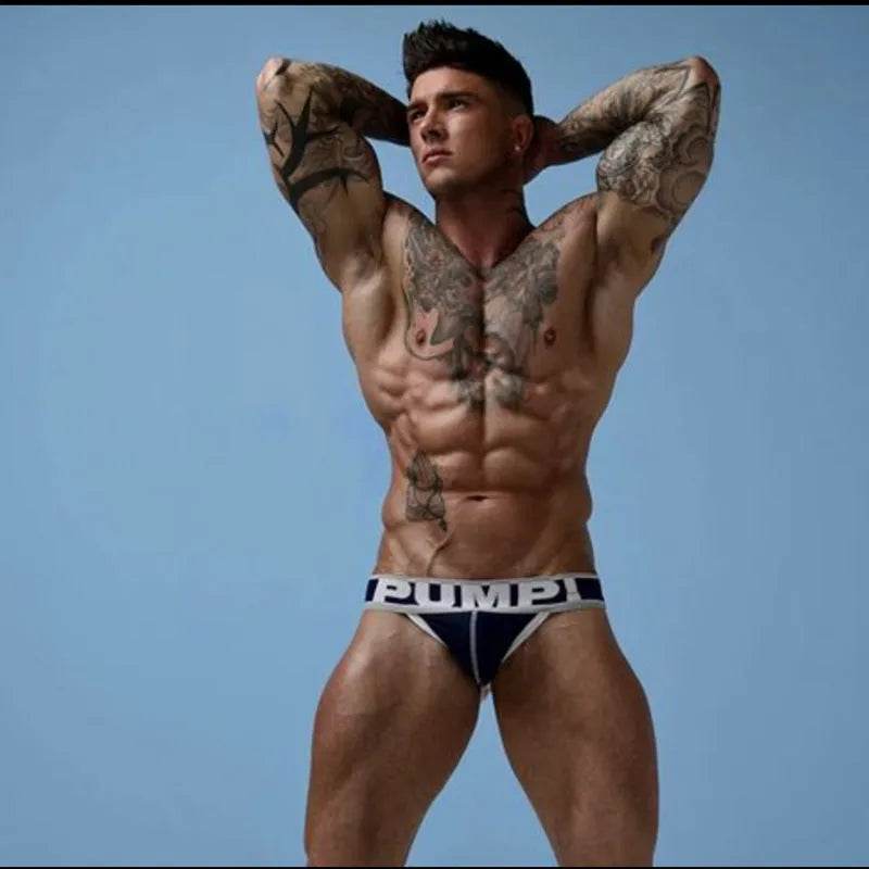 PUMPI Mesh Thong Panties underwear Porn Pant men Low Waist - Velora