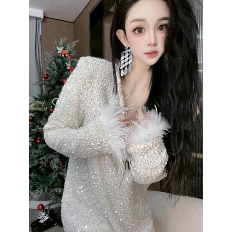 Fashion All-matching Sophisticated Type Dress Female Winter - Velora