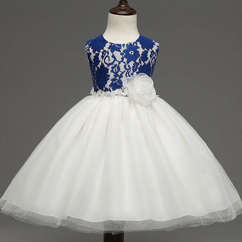 new European girls retro lace dress baby dress skirts wholesale baby full moon4 - Velora