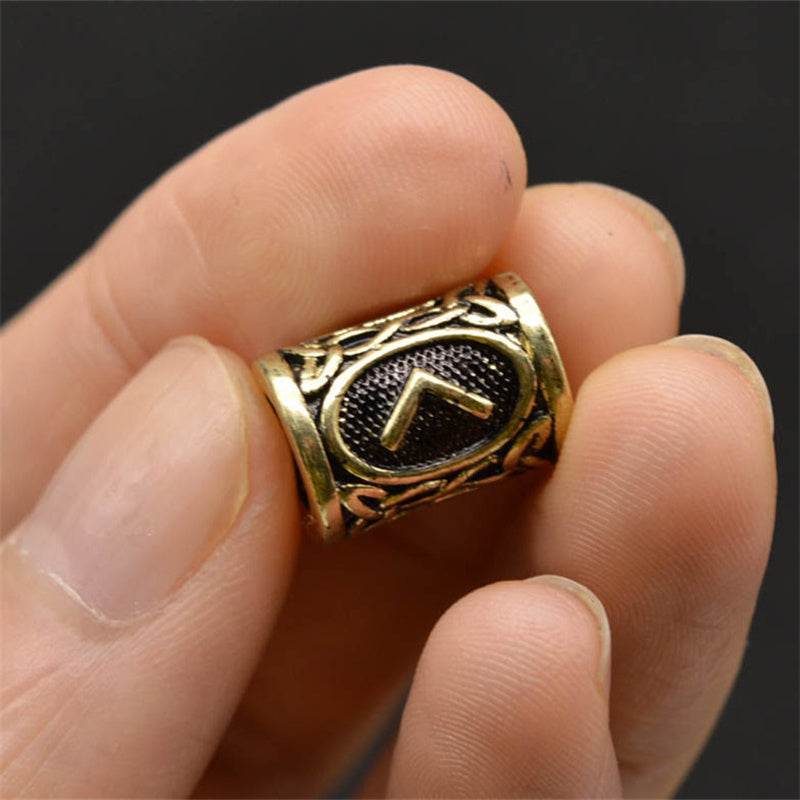 Set Of Viking Rune Beard Beads - Velora