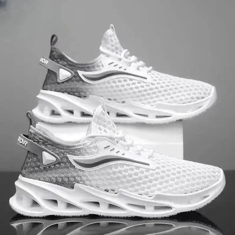Men's Casual Walking Running Non slip lace up sneakers - Velora