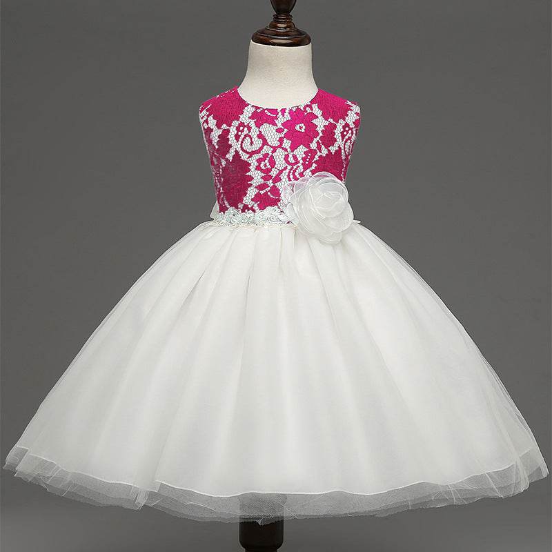 new European girls retro lace dress baby dress skirts wholesale baby full moon4 - Velora