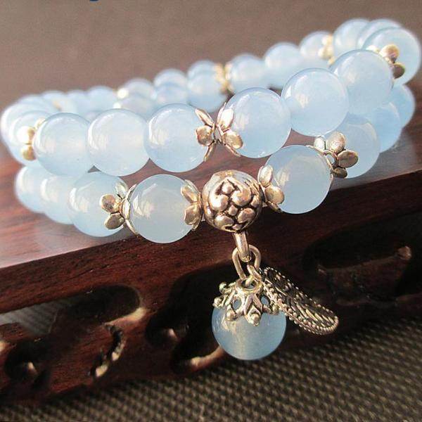 Blue Crystal Bracelets - Velora