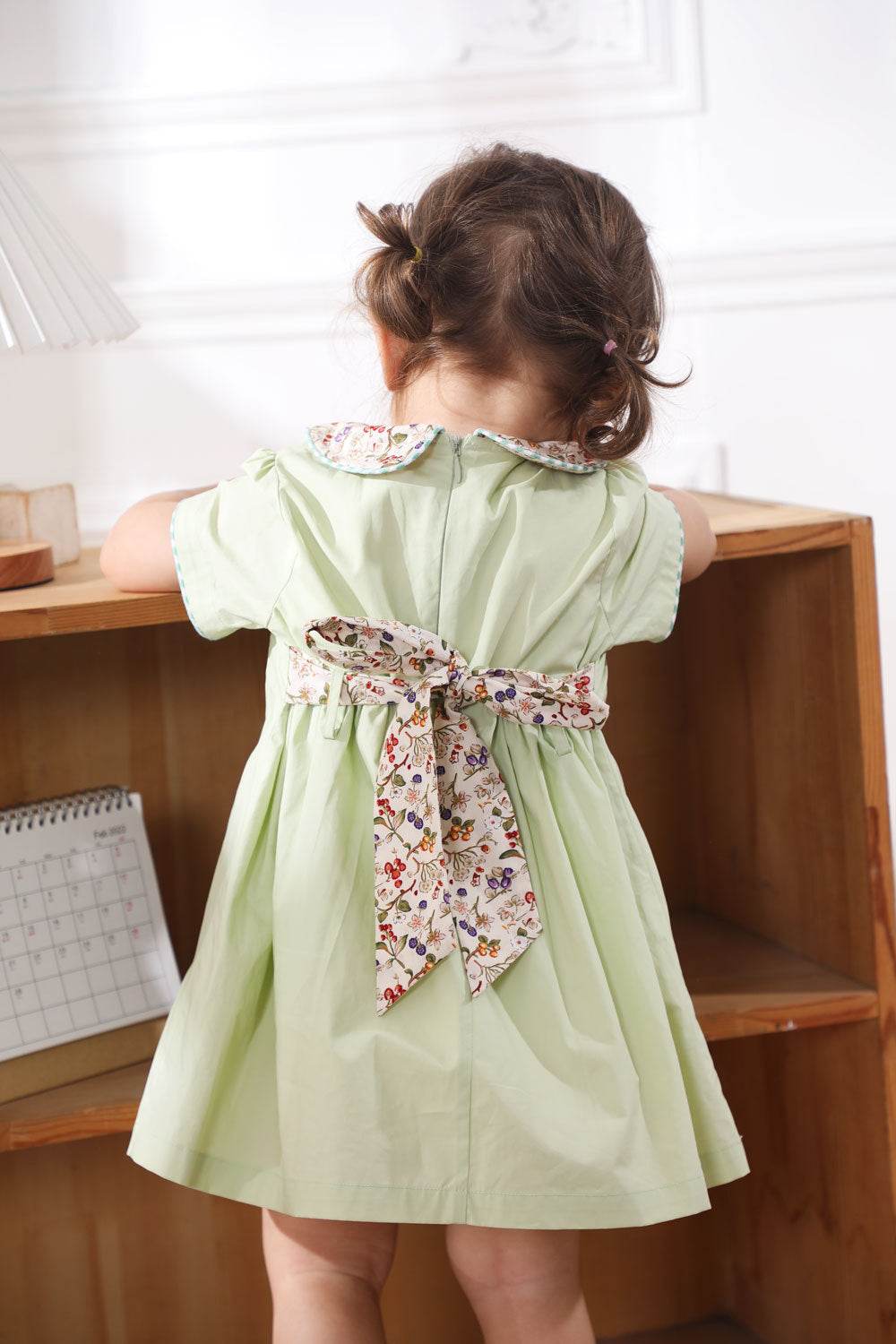 Spring Girl Baby Pastoral Floral Dress - Velora