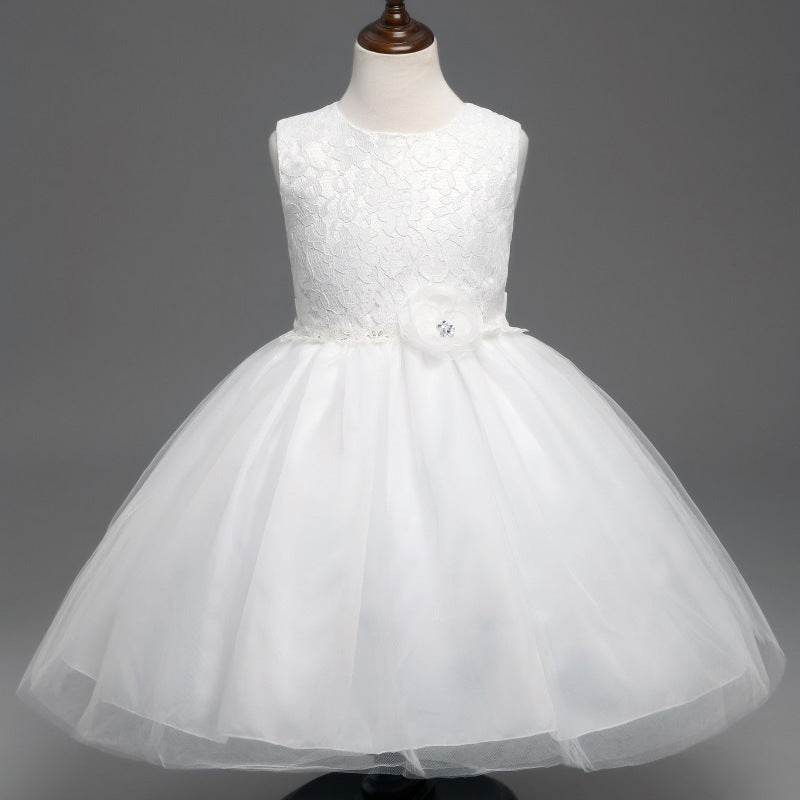 new European girls retro lace dress baby dress skirts wholesale baby full moon4 - Velora