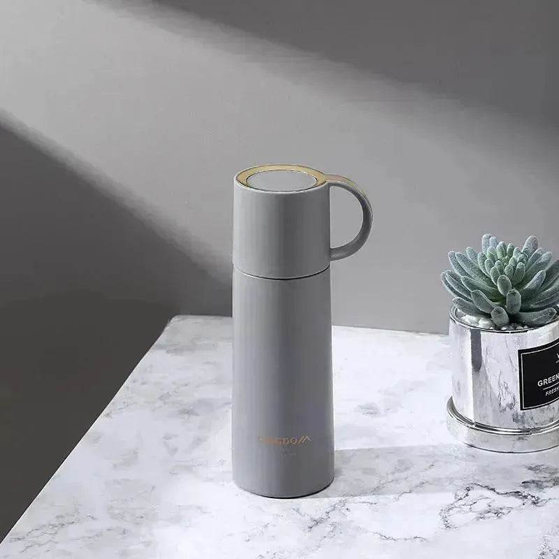 350ml Bottle Stainless Steel Insulated Water Bottle Milk Tumbler Portable Vacuum Flask Coffee Mug Travel Cup Lovers Gift - Velora