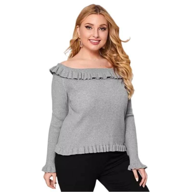 Large Size Women's Sweater - Velora