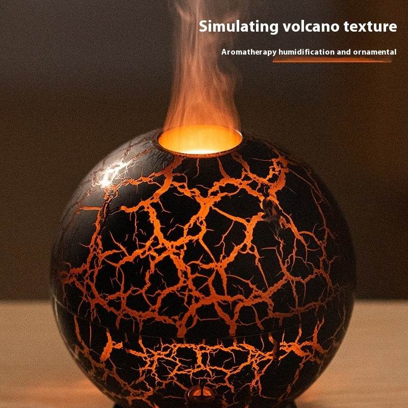 Creative Planet Colorful Atmosphere Lamp USB Humidifier 200ML Water Tank Can Add Essential Oil Household Mini Aroma Diffuser - Velora
