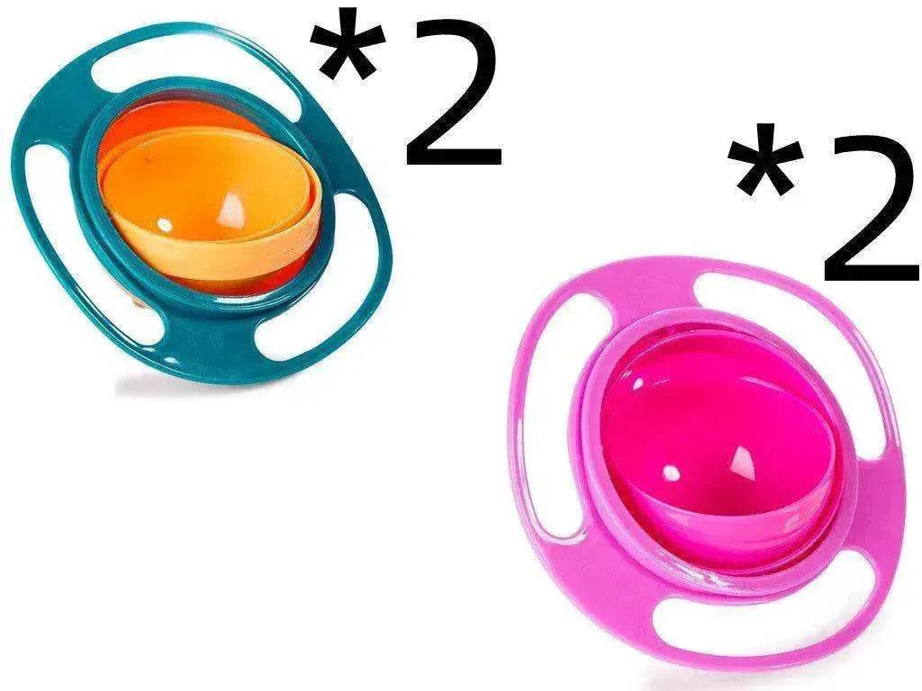 360 Rotate Universal Spill-proof Bowl Dishes - Velora