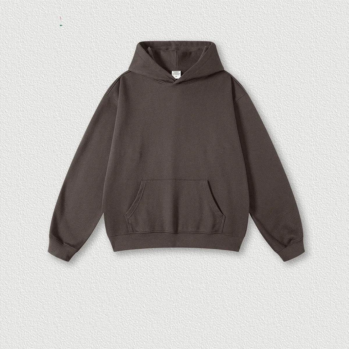 2pcs Men's Cotton American-style Heavy Hoodie Sweatshirt Pullover sweatsuit Outfit set - Velora
