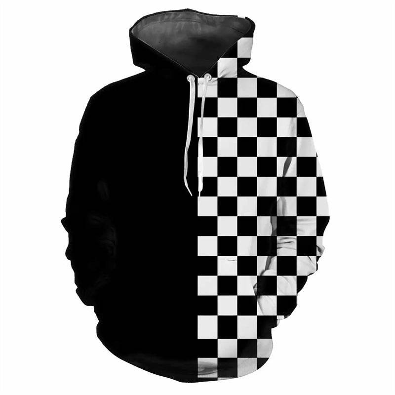 Autumn New Digital Printing Hooded Sweatshirt - Velora