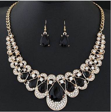 Necklace necklace earring set - Velora