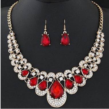 Necklace necklace earring set - Velora