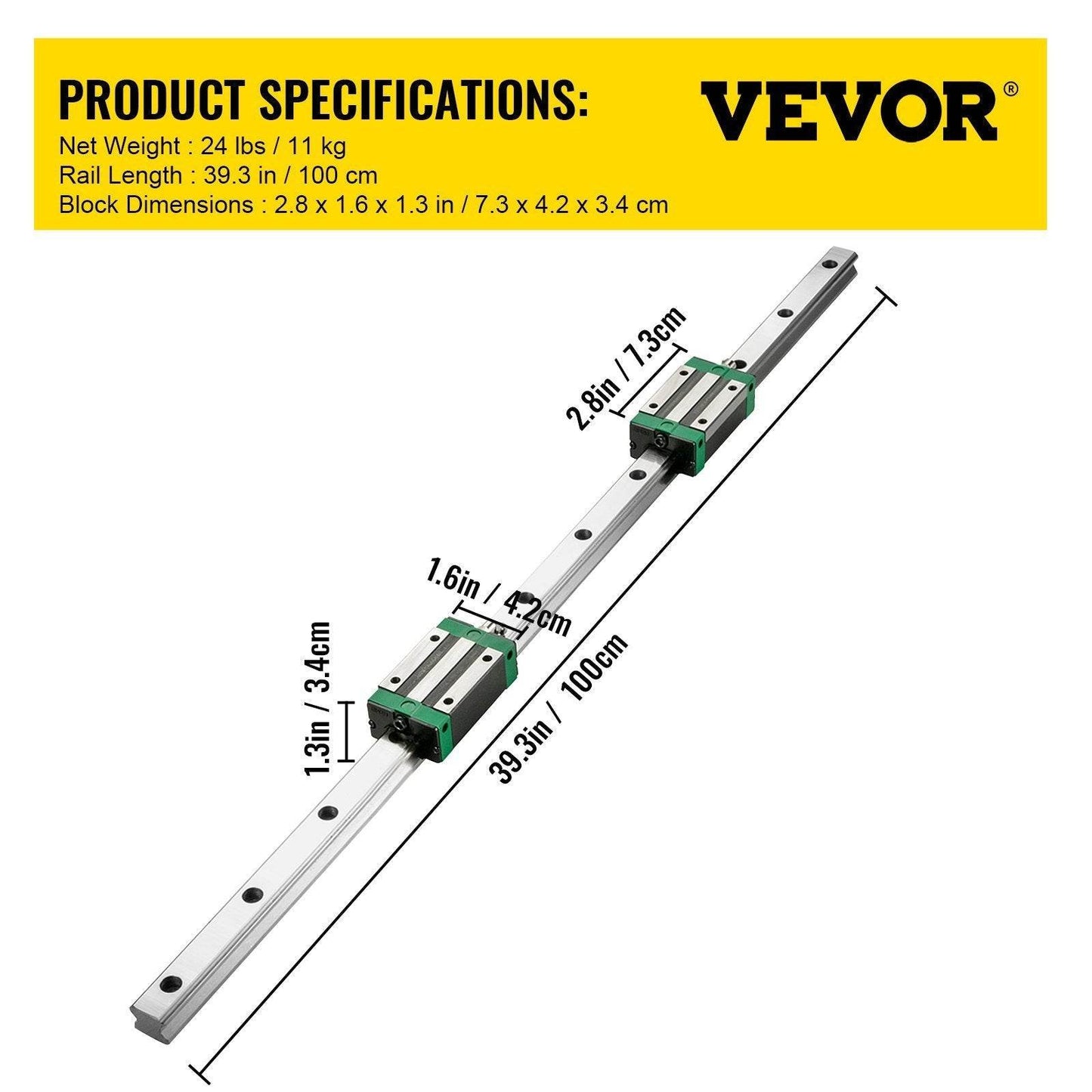 1Pcs RM1605-1000mm Ballscrew With BF12 BK12 Kit, Coupling, Slide Blocks Linear Guide Rail Set For DIY CNC Routers Lathes Mills - Velora