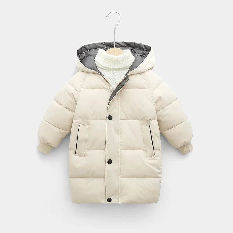 Children Winter Puffer Hoodie Windproof Jacket kids - Velora