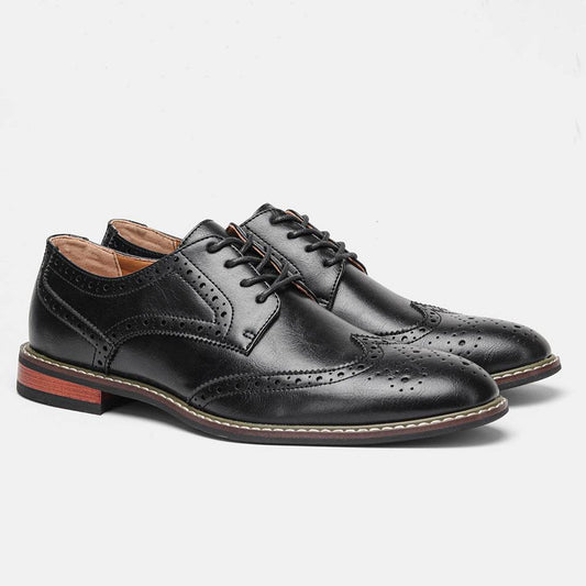 Classic Brogue Business Shoes Men - Velora