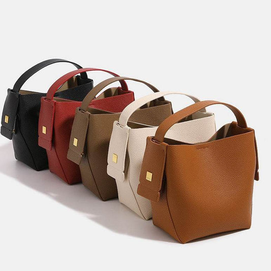 Simple Vintage Commuter Women Handbags Business Small Crossbody Shoulder Bags Fashion Trend Luxury Leather Bags - Velora