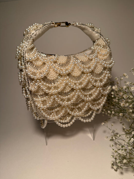 The Mystic Pearl Clutch - Velora Luxury Fashion