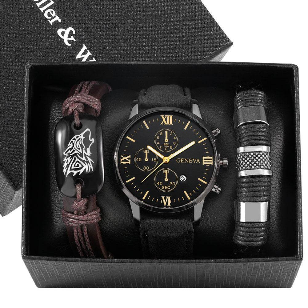 Watch Stainless Steel Bracelet Beaded Suit - Velora